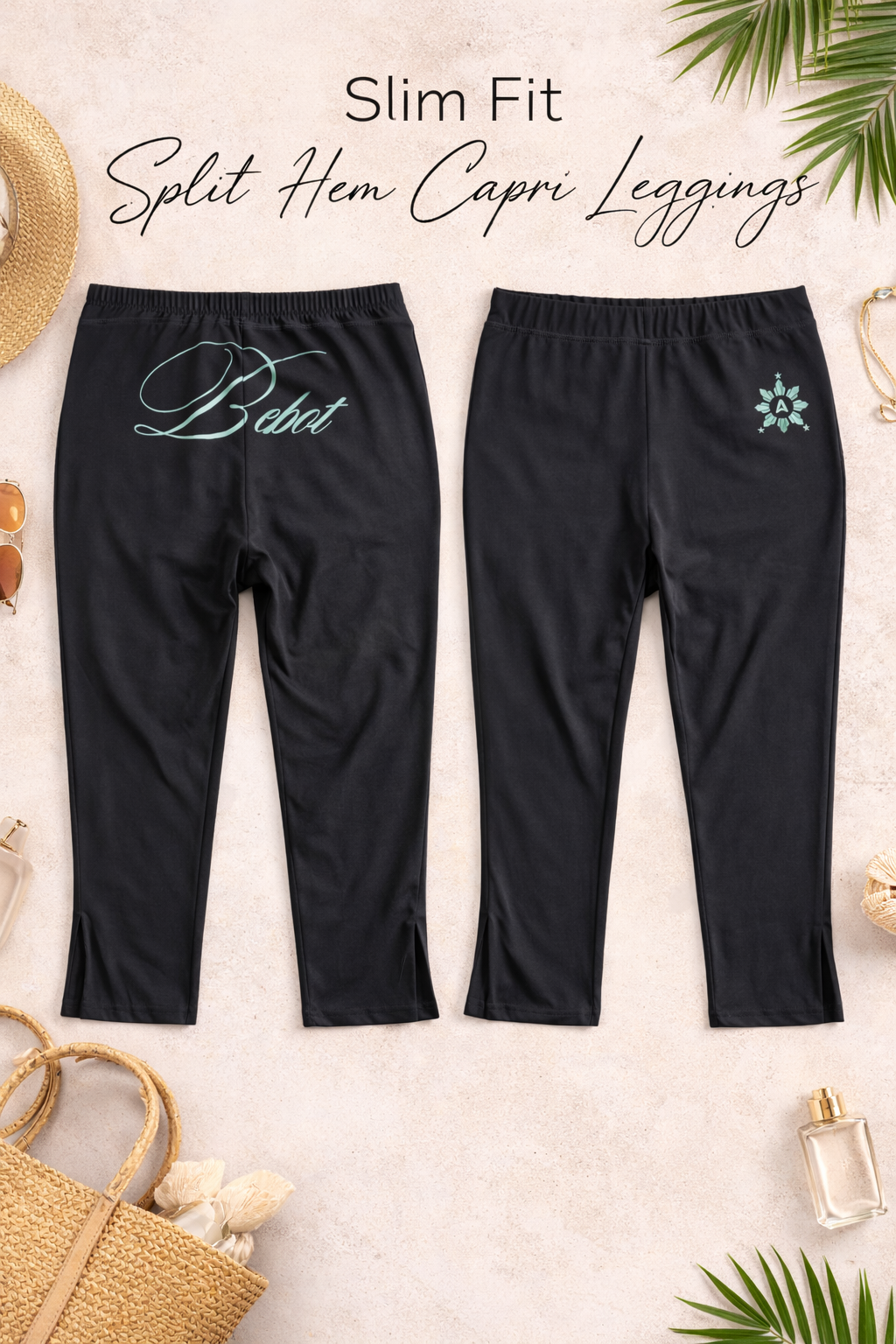 Bebot slim fit hem capris