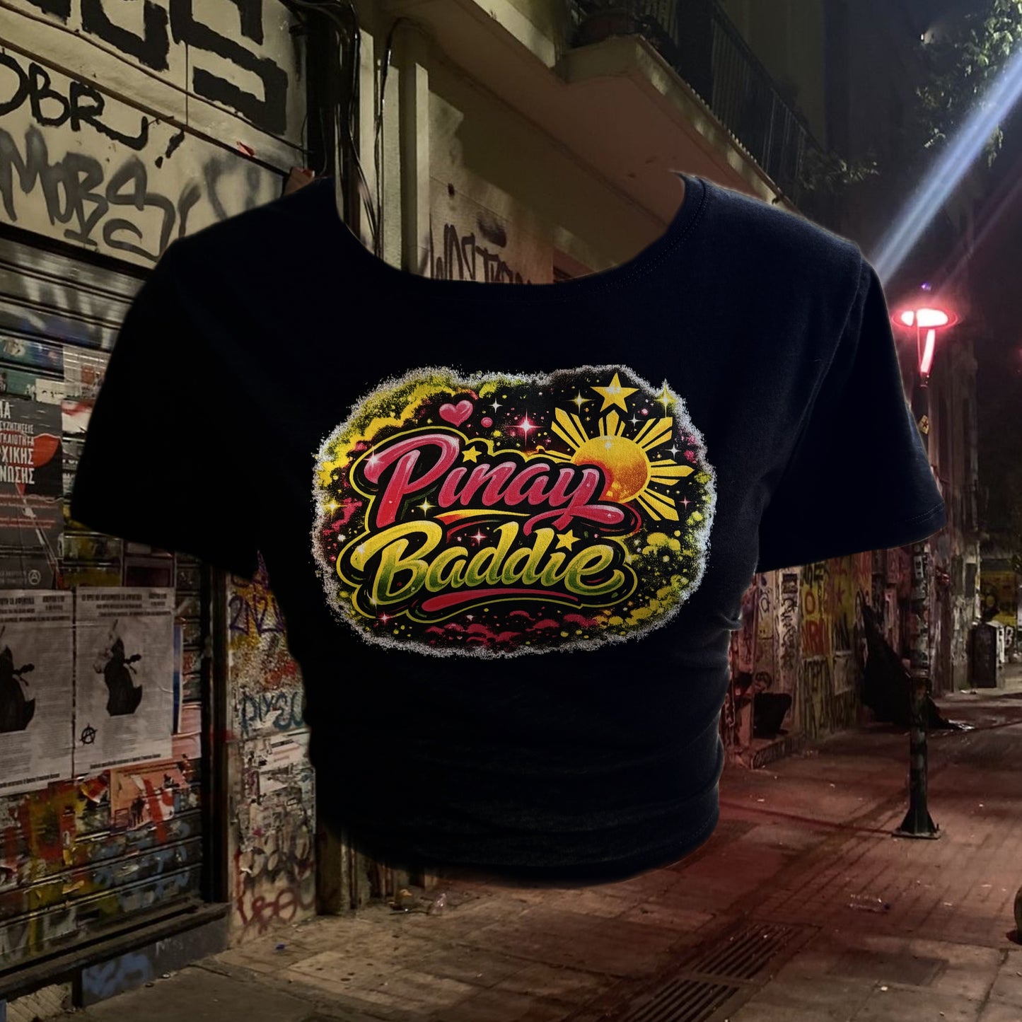 # Pinay Baddie Cropped Top