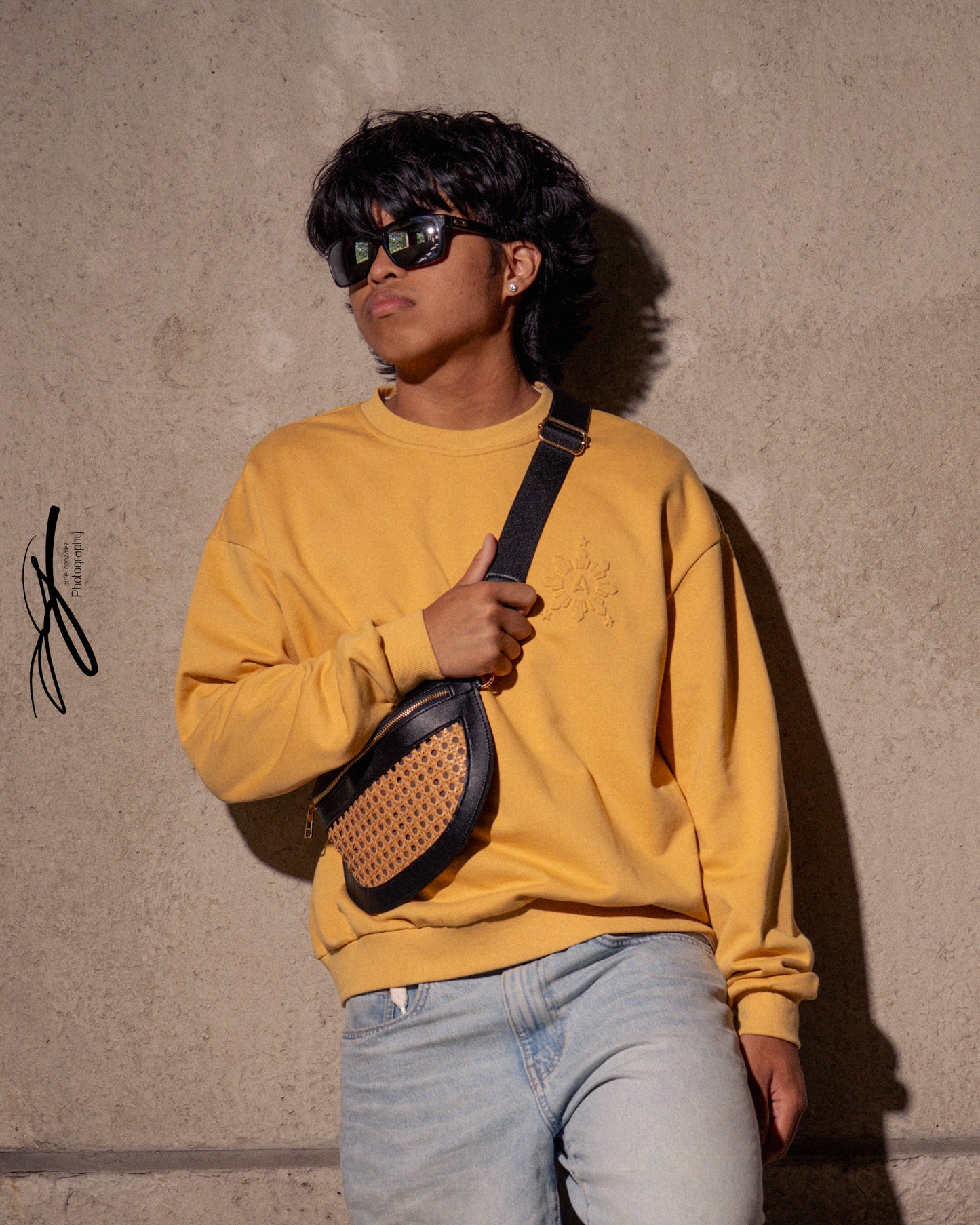 Ampilfied Mustard Crewneck Sweatshirt