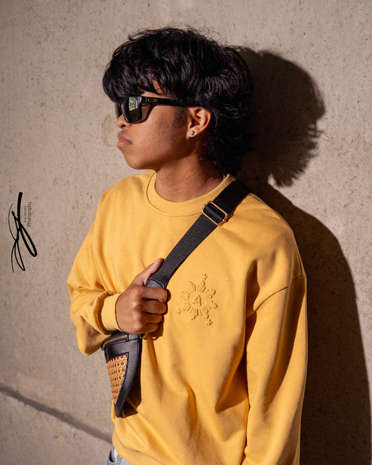 Ampilfied Mustard Crewneck Sweatshirt