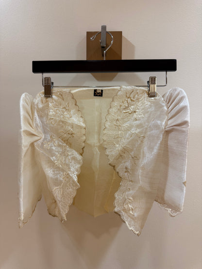 ##Bolero Cropped Embroidered