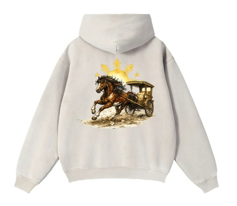 # Ampilfied Kalesa Zip-Through Boxy Fleece Hoodie