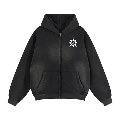 Ampilfied Dragon-Sampaguita Hoodie Full Zip Hoodie