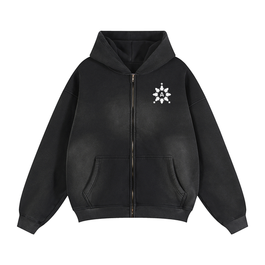 Ampilfied Dragon-Sampaguita Hoodie Full Zip Hoodie